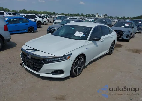 2022 Honda Accord Hybrid Sport из США, поврежденный, VIN 1HGCV3F20NA011818